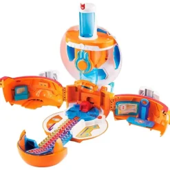 Famosa - Set de Juego 3 en 1 - Cuartel General, Submarino, Barco y Aeronave con Moto de Juguete ㅤ