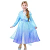Frozen - Disfraz Infantil Elsa Travel Deluxe Frozen II 7-8 años