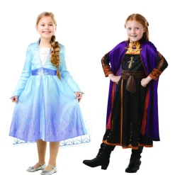 Frozen - Disfraz Infantil - Pack 2 Disfraces Elsa y Anna Frozen II 3-4 años