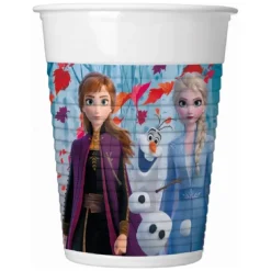 Frozen - Pack de 8 vasos de plástico