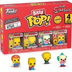 Funko Bitty Pop! - The Simpsons - Pack de 4 Figuras (Varios Modelos)