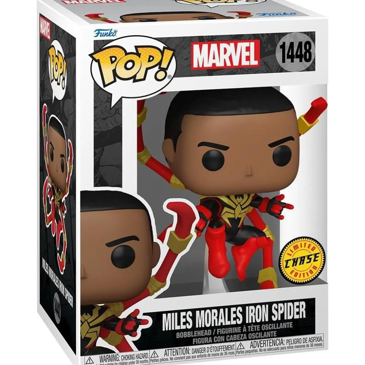 Funko Pop! - Spider-man - Miles Morales Iron Spider con variante Chase
