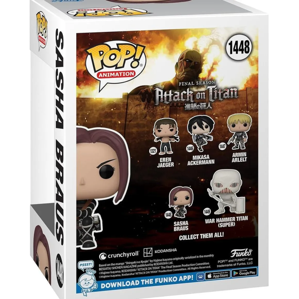 Funko Pop! Animation - Attack on Titan - Sasha Braus