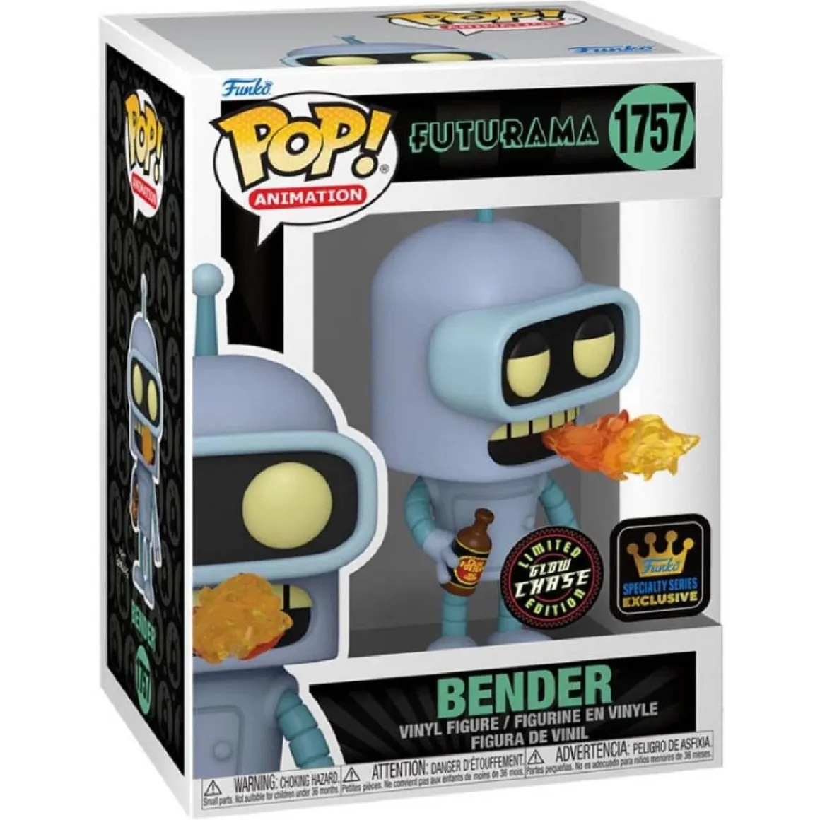 Funko Pop! Animation - Futurama - Bender con variante Chase Glow in the Dark