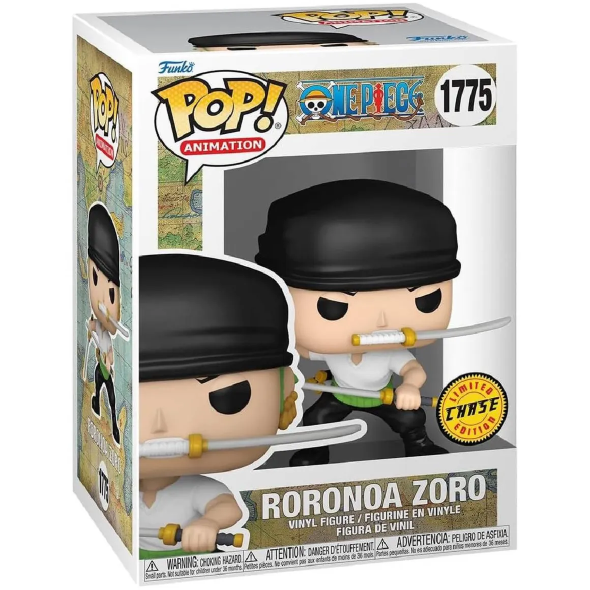 Funko Pop! Animation - One Piece - Roronoa Zoro con variante Chase