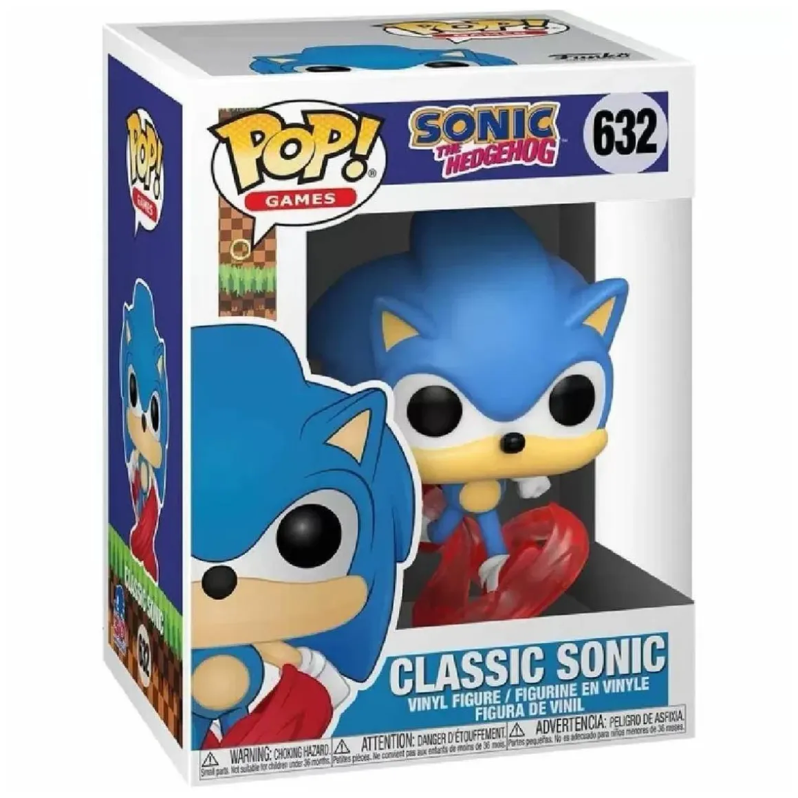 Funko Pop! Games - Sonic the Hedgehog - Classic Sonic (Running)