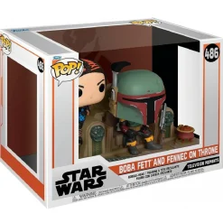 Funko Pop! Moment - Star Wars - Boba Fett y Fennec en el trono