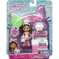 Gabby's Dollhouse - Set de almuerzo y comida de Gabby