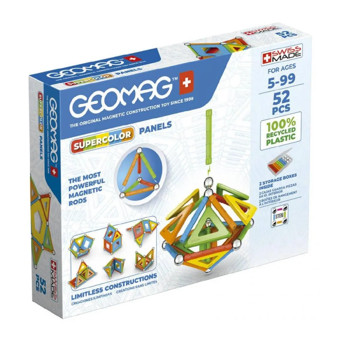 Geomag - Green Supercolor 52 piezas