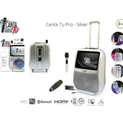 Giochi Preziosi - Sistema de karaoke portátil con micrófono inalámbrico