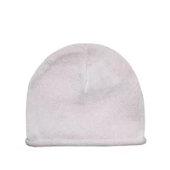 Gorrito rosa de algodón para recién nacida