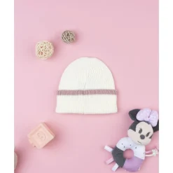 Gorro blanco de niña Disney Minnie