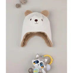 Gorro de forro polar teddy para niño