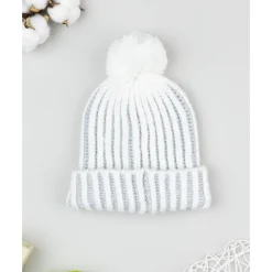 Gorro niña gris con lurex