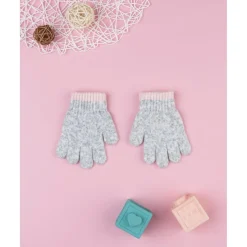 Guantes grises niña Minnie