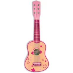 Guitarra de madera rosa 55 cm ㅤ