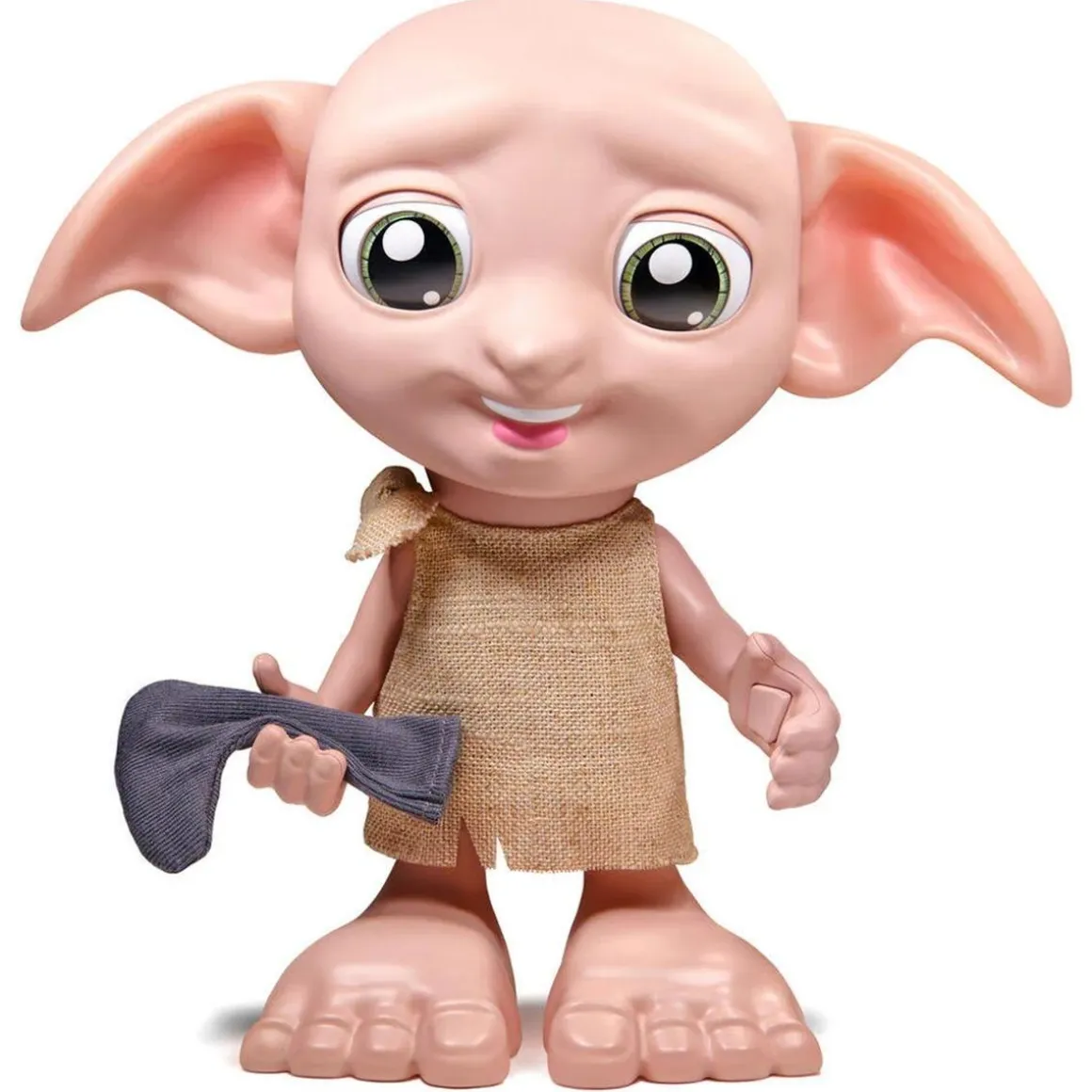 Harry Potter - Muñeco interactivo de Elfo Dobby con sonidos y frases, 21,6 cm ㅤ