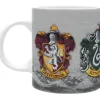 Harry Potter - Taza de 320 ml con diseño de las 4 casas de Harry Potter ㅤ