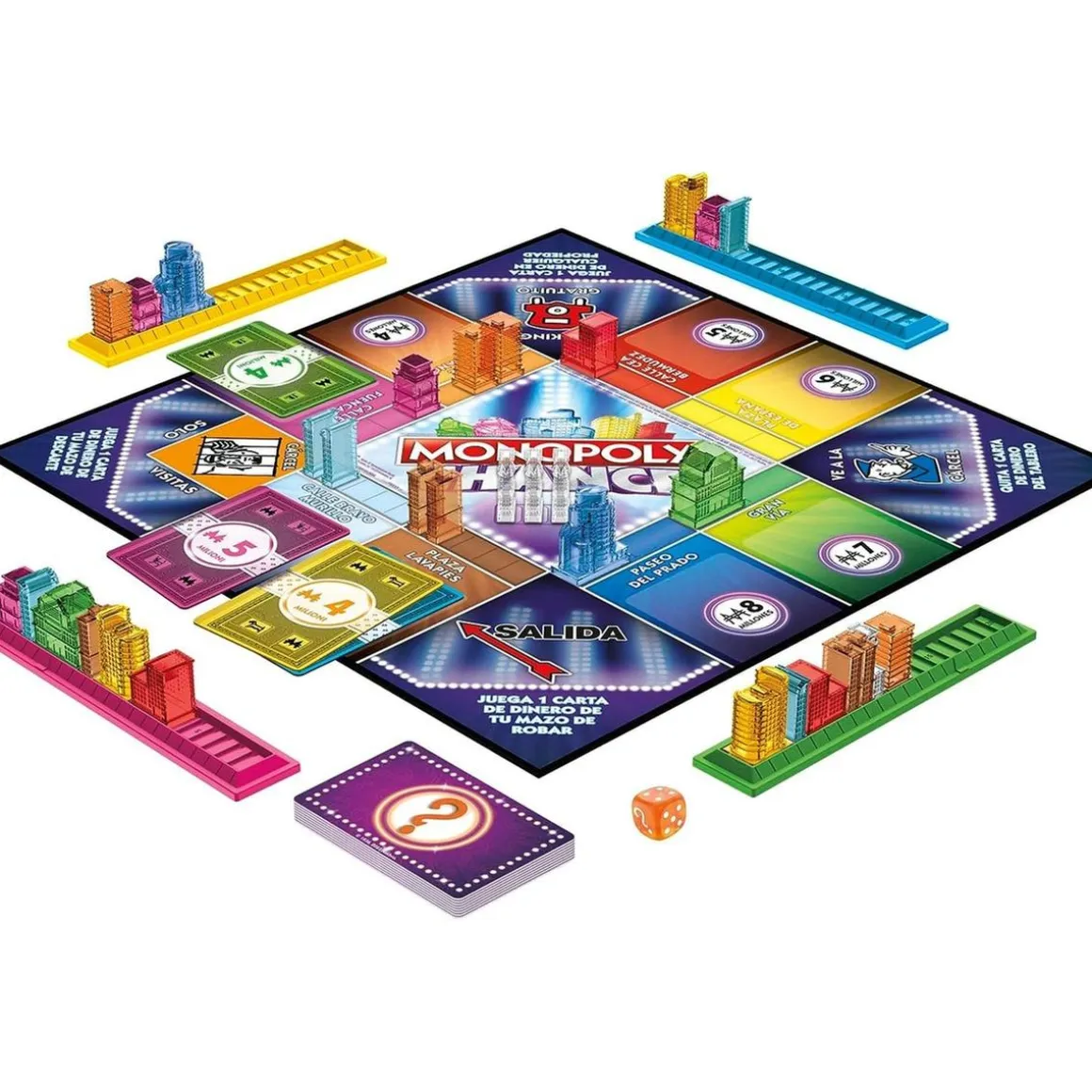 Hasbro - Juego de mesa rápido para 2 a 4 jugadores en español