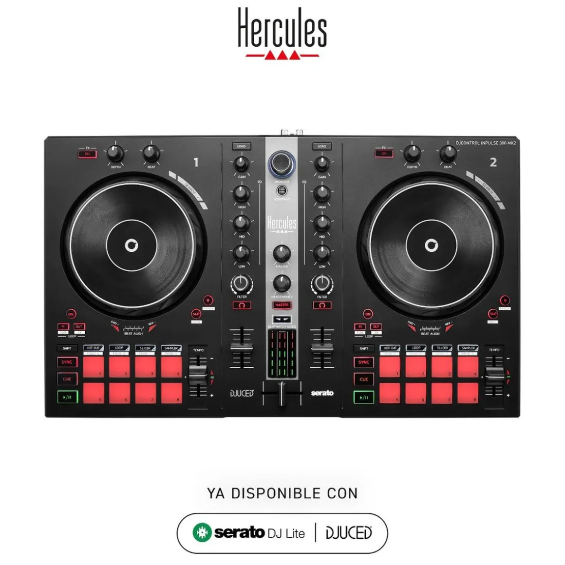 Hercules - Mesa mezclas DJControl Inpulse 300 MK2