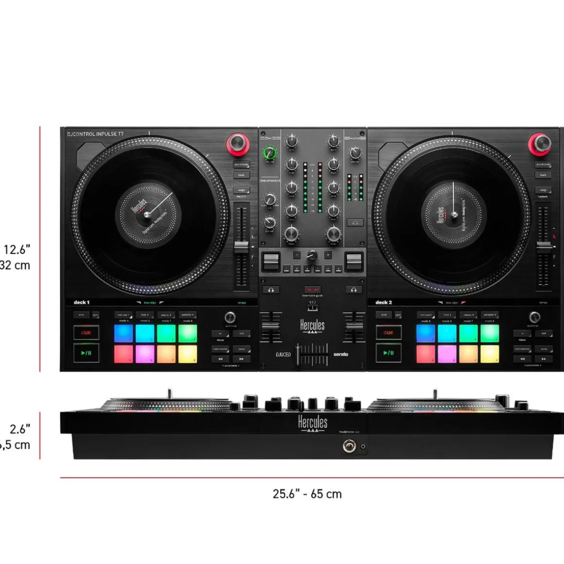 Hercules - Mesa mezclas DJControl Inpulse T7