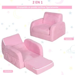 Homcom - Sillón reclinable para niños