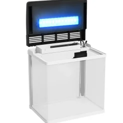 Homcom - Acuario 13L con filtro e iluminación