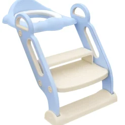 Homcom - Adaptador WC plegable Azul y Blanco