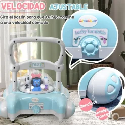 Homcom - Andador Azul para bebés