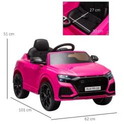 Homcom - Audi RS Q8 Batería con control remoto