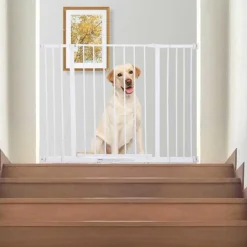 Homcom - Barrera Metálica para perro