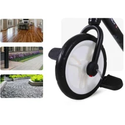 Homcom - Bicicleta de Equilibrio con Pedales Negra HomCom