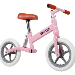 Homcom - Bicicleta de Equilibrio Sin Pedales Rosa HomCom