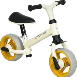 Homcom - Bicicleta Equilibrio ajustable Blanco