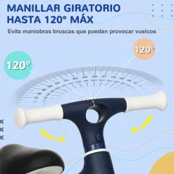 Homcom - Bicicleta equilibrio sin pedales ajustable