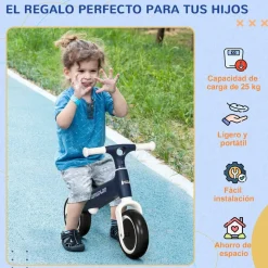 Homcom - Bicicleta equilibrio sin pedales ajustable