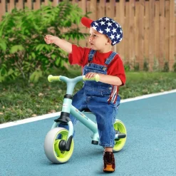 Homcom - Bicicleta Equilibrio ajustable Azul