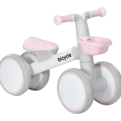Homcom - Bicicleta sin pedales Rosa