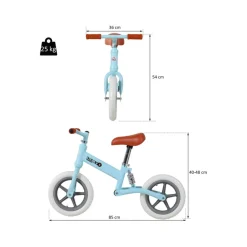 Homcom - Bicicleta sin pedales para niños