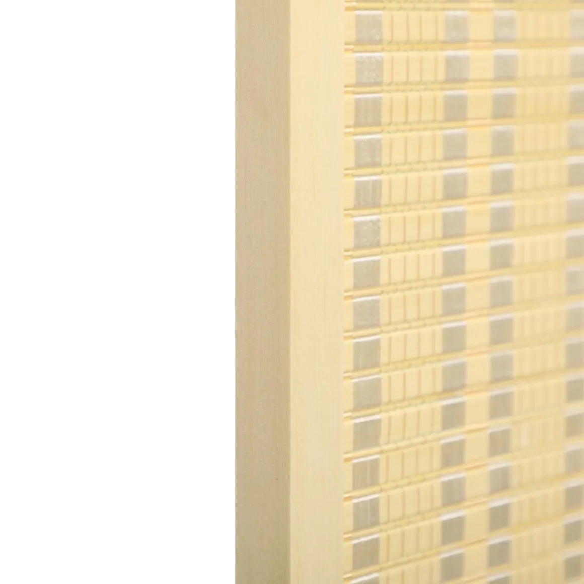 Homcom - Biombo de bambú 4 paneles