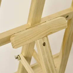 Homcom - Caballete de pintura de madera