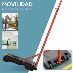 Homcom - Canasta baloncesto ajustable con base