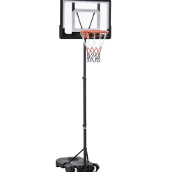 Homcom - Canasta completa baloncesto con base 260 cm