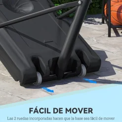 Homcom - Canasta completa baloncesto con base 365 cm