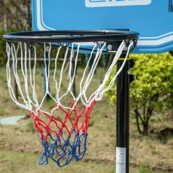 Homcom - Canasta de baloncesto de pie ajustable de 160-210 cm