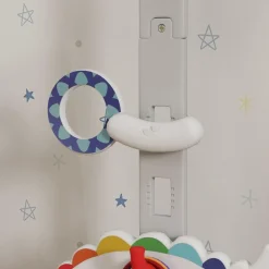 Homcom - Canasta infantil baloncesto para interior