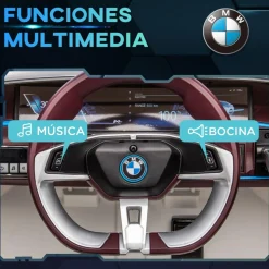 Homcom - Coche elécrico BMW i4 Blanco