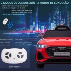 Homcom - Coche eléctrico Audi e-tron