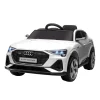Homcom - Coche eléctrico Audi e-tron 12V blanco
