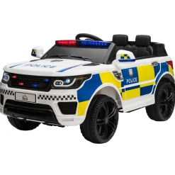 Homcom - Coche eléctrico de policía con mando